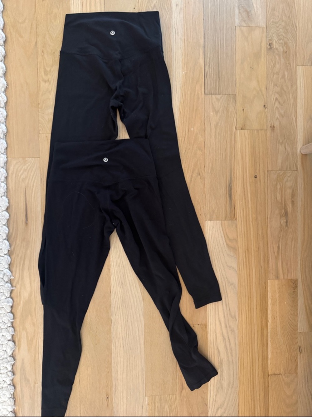 2 lululemon athletica Align Black High-Rise Leggings